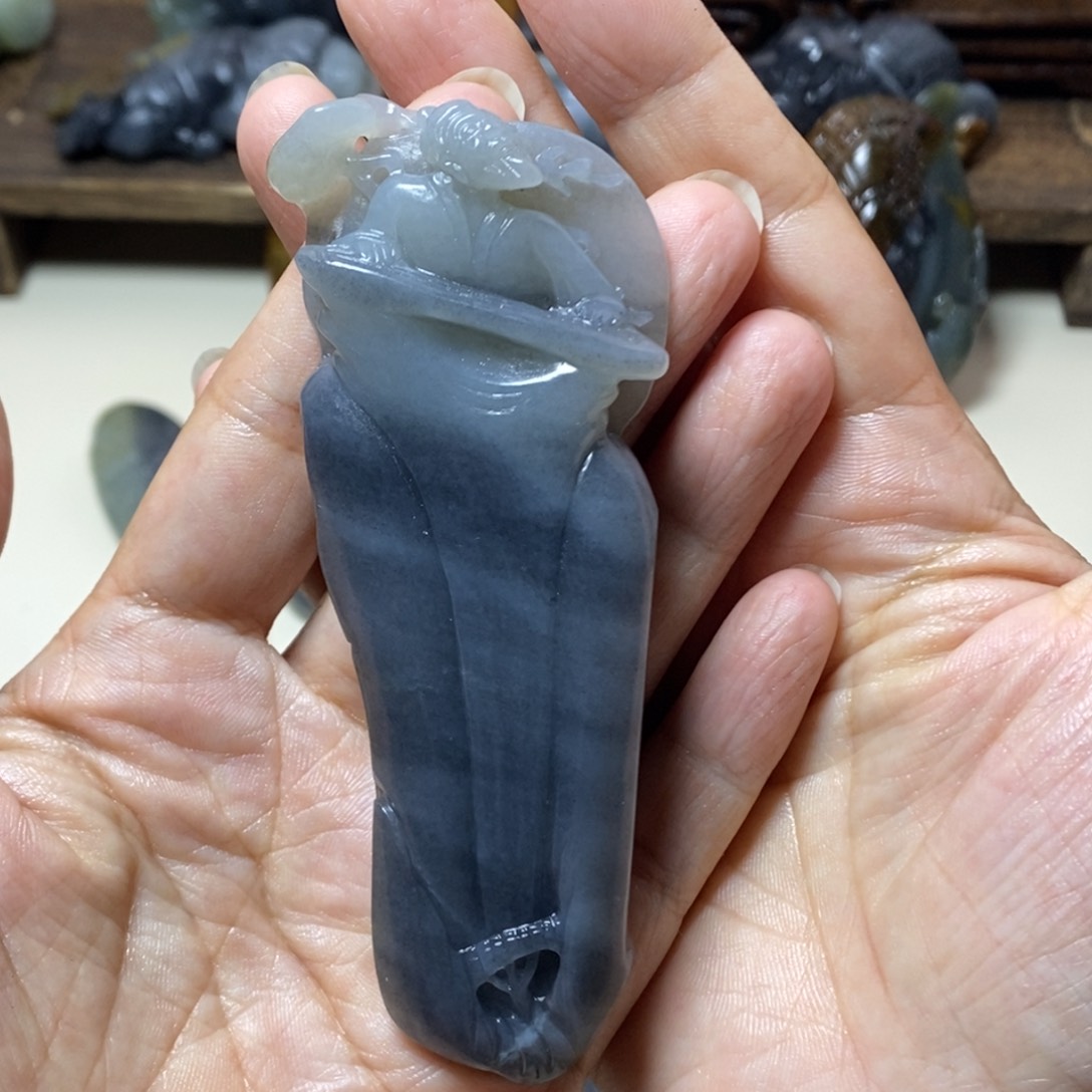 和田玉未镶嵌颈饰华*