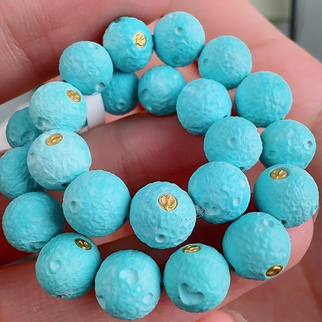 未镶嵌绿松石珠宝奇石