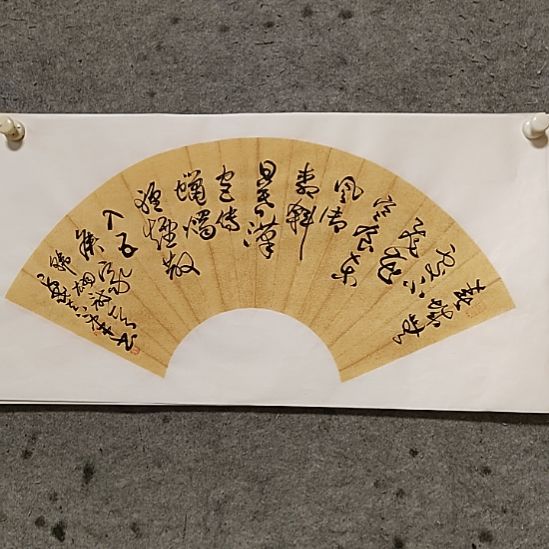 书法宋秉民。春城无处不飞花