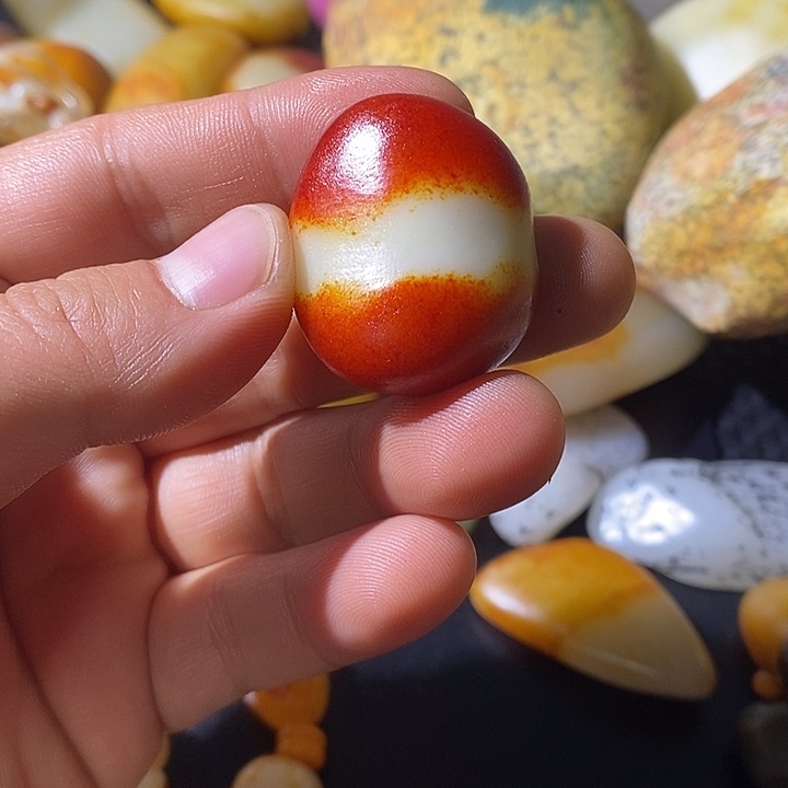 勇***和田玉未镶嵌挂件