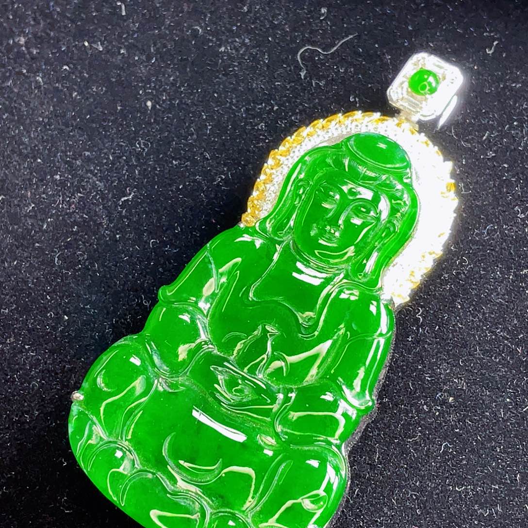 翡翠吊坠(不含链)未镶嵌