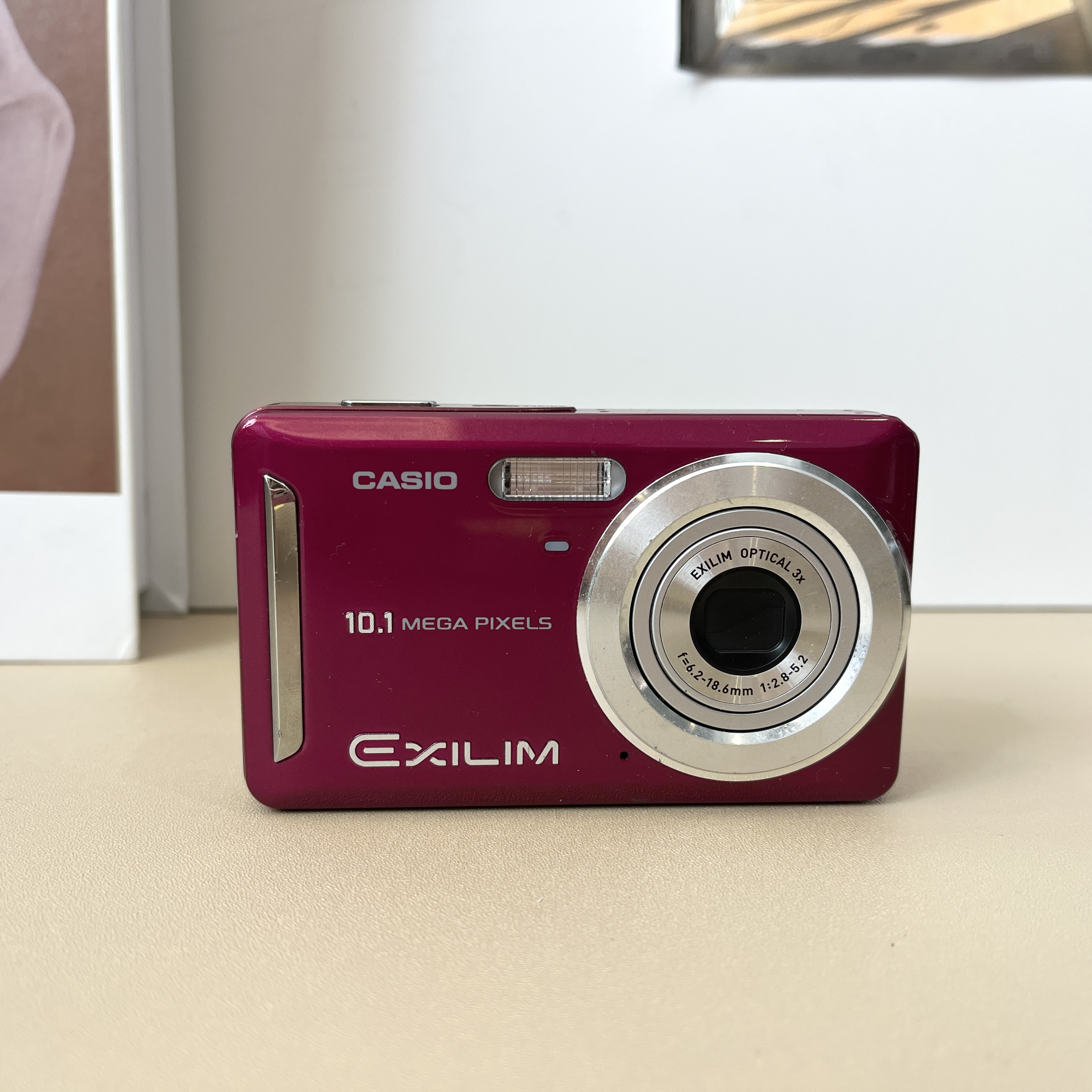 9新 Casio/卡西欧 Z29粉色600万像素3倍变焦 人物清透朦胧冷白皮