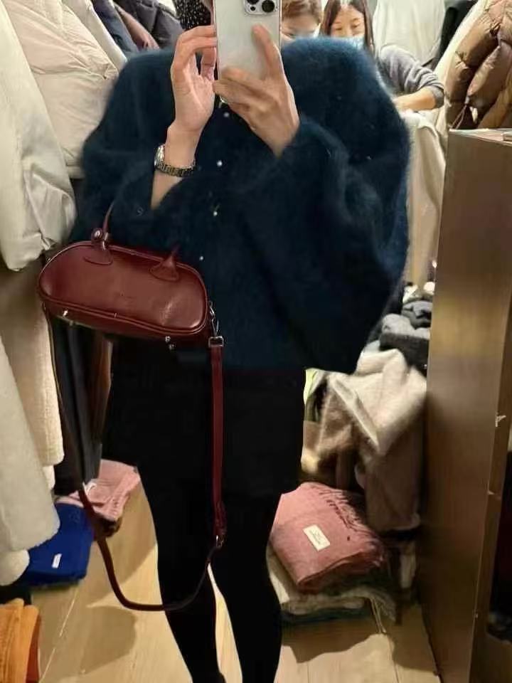 米古古 IU #3728#新 法式小香贵气轻奢毛毛短外套（衣长55  ）