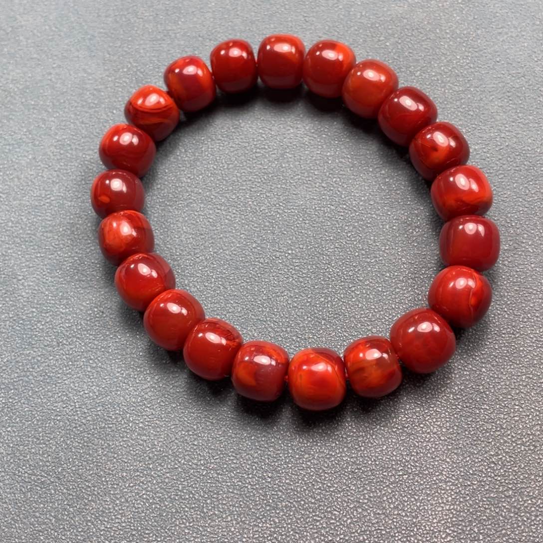 南红玛瑙手串未镶嵌