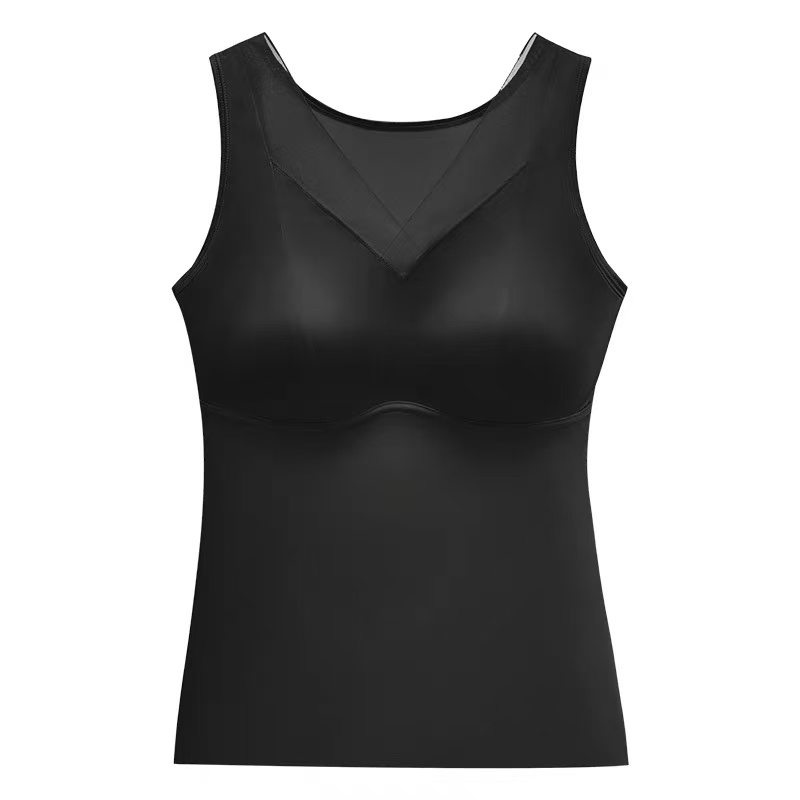 缎面美背（黑色+白色）【大凤专属】