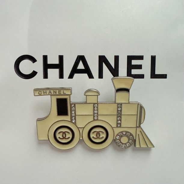 95新 Chanel/香奈儿 Chanel vintage香奈儿中古火车胸针