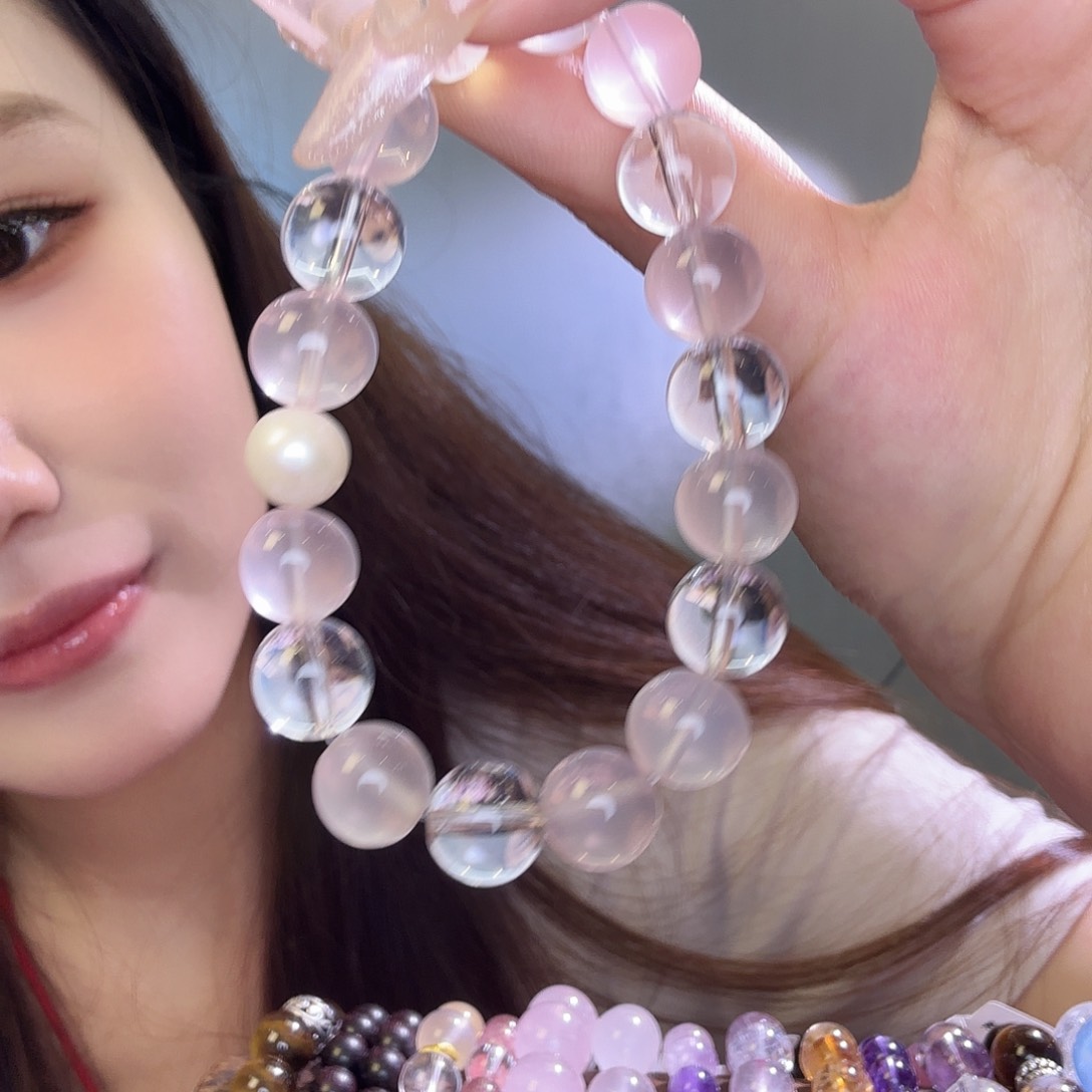 烟晶手链未镶嵌YYZZB粉丝手串精致