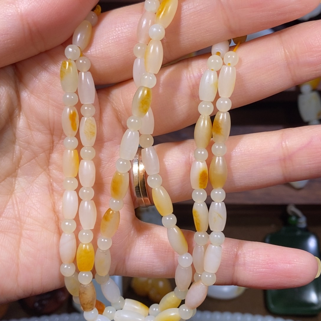 和田玉手链未镶嵌