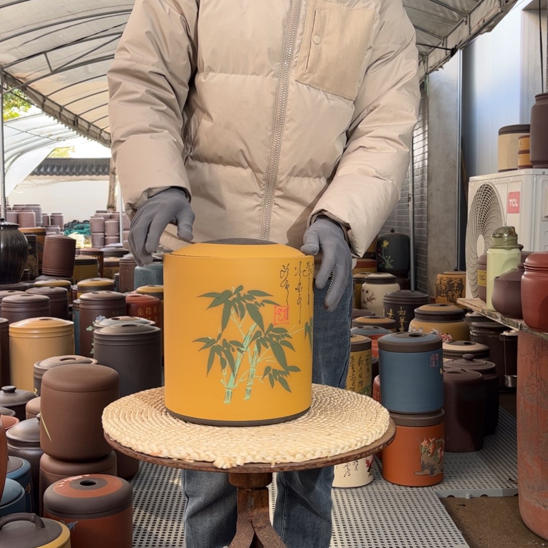 茶叶罐紫砂8 饼茶叶罐