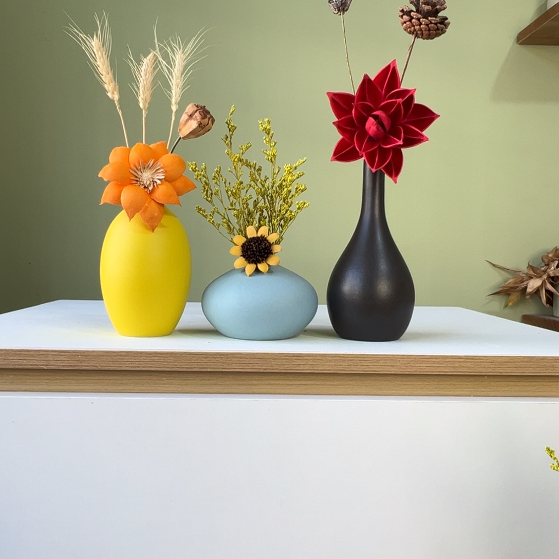 陶瓷花瓶陶瓷花瓶带花高度20-30厘米左右