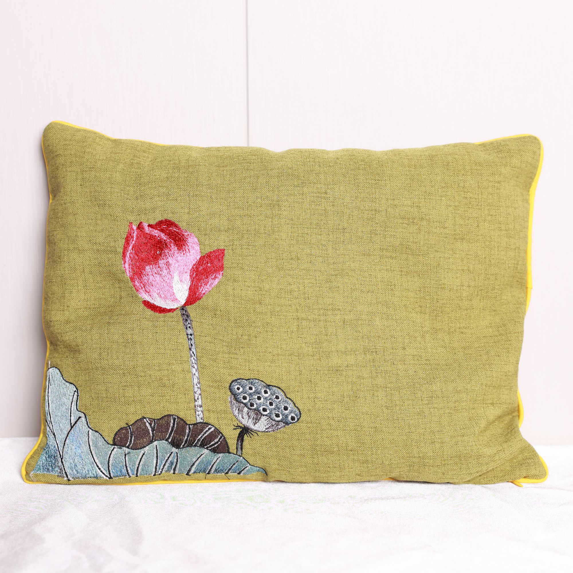 v15824 海南黄花梨-好运连连枕头