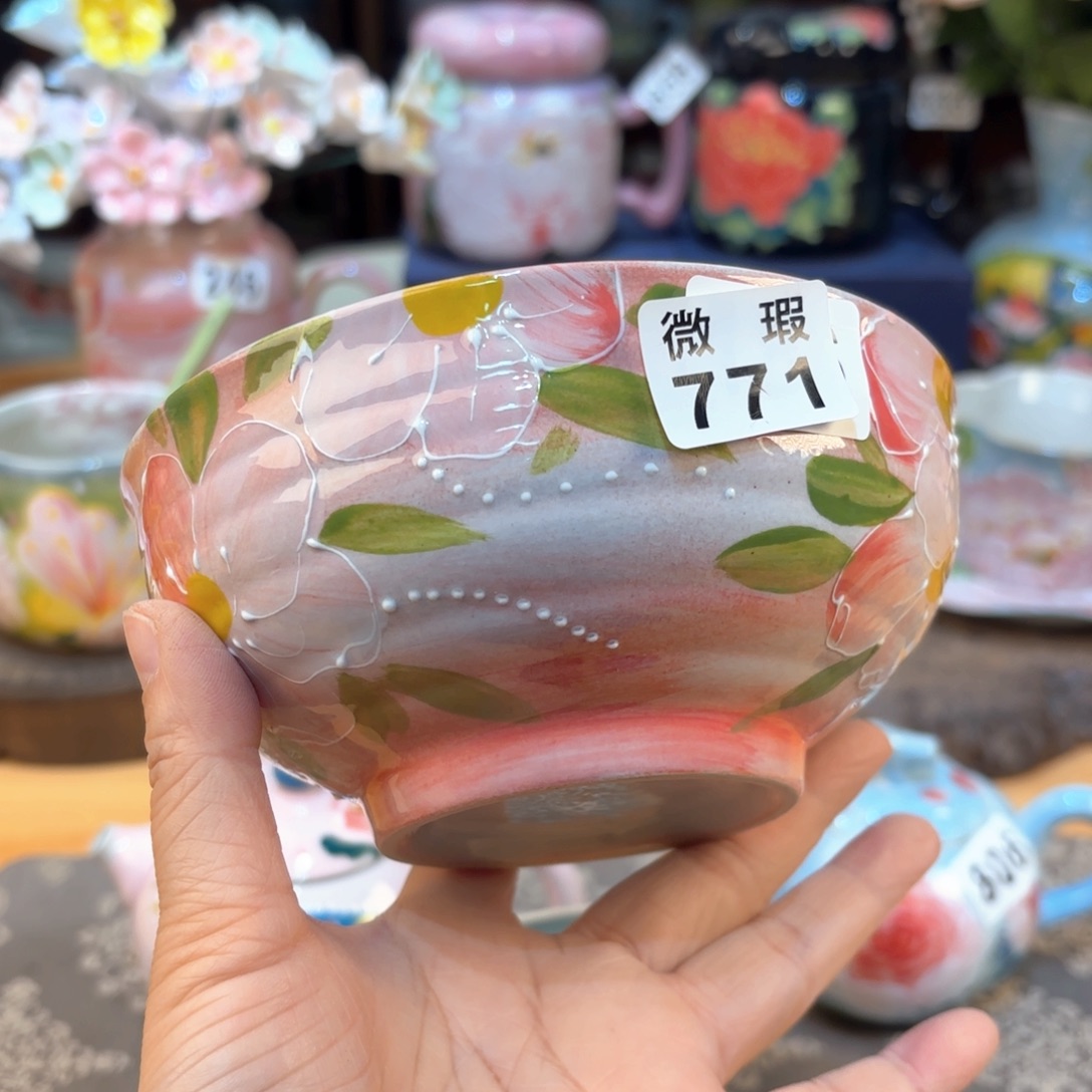 景德镇手绘高温釉下彩陶瓷茶具