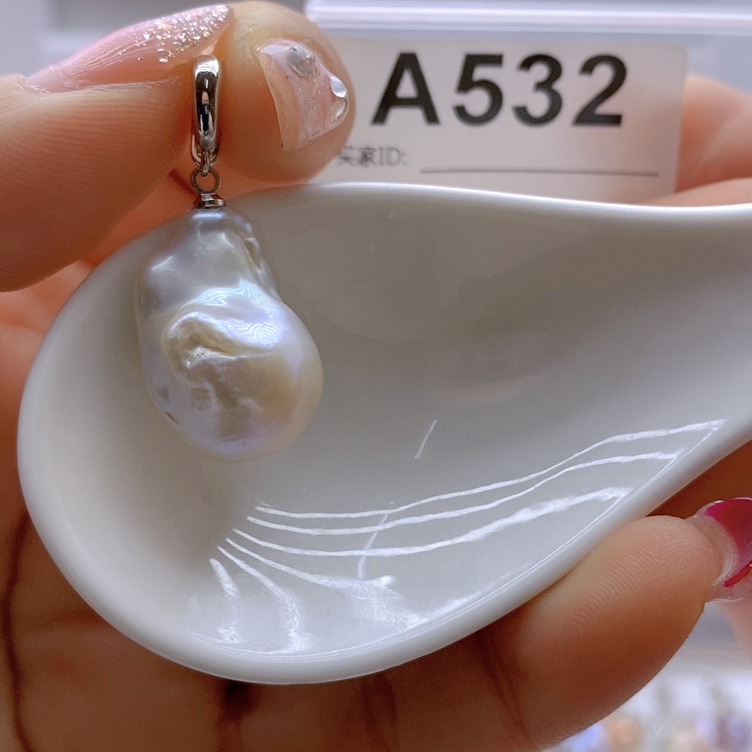 淡水珍珠颈饰银S925镶嵌