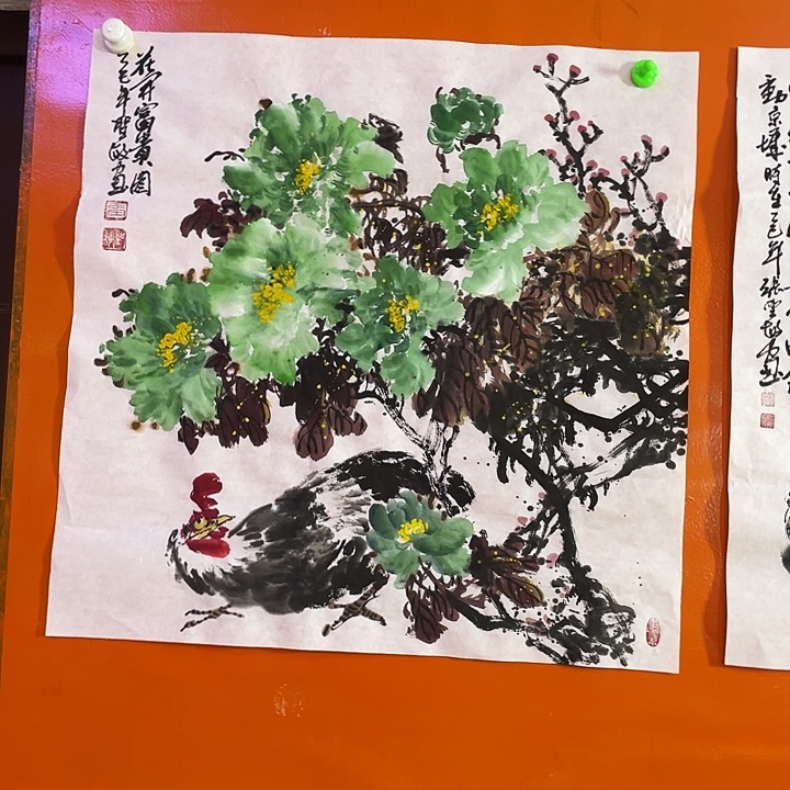 国画张圣敏先生纯手绘作品