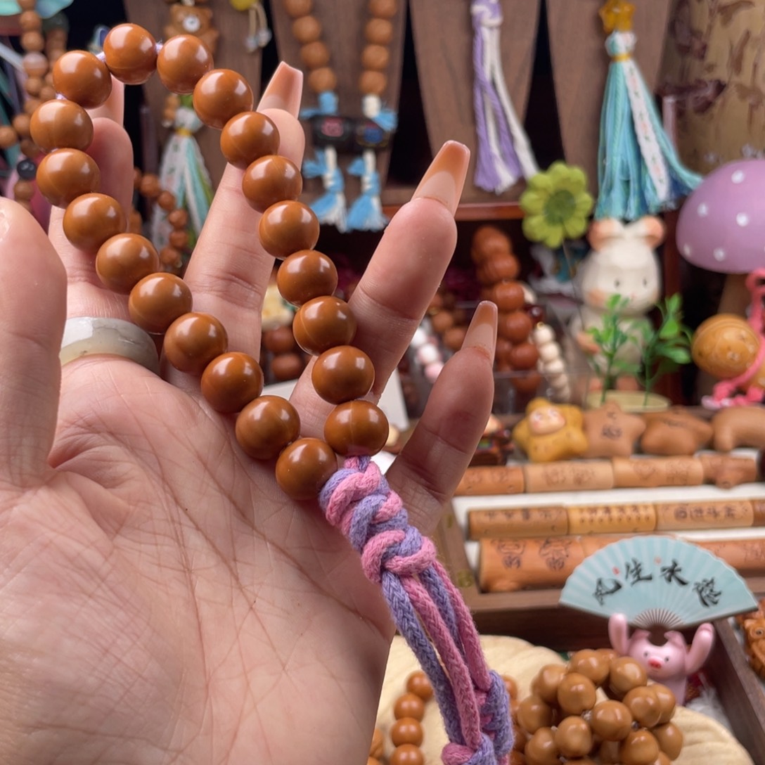 咖***糖猴头核桃吊坠甜甜圈