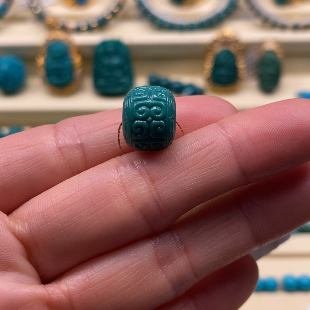 绿松石珠宝奇石未镶嵌D**?