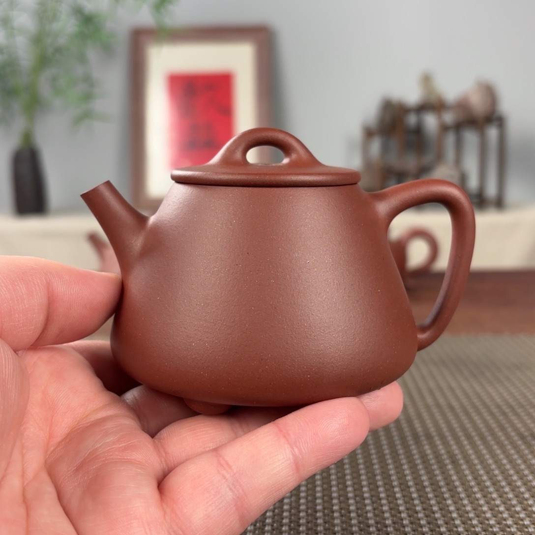 紫砂茶壶中****筑黄龙山原矿紫砂壶230