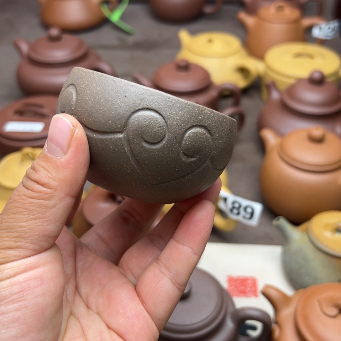 茶壶紫砂紫泥半手工100cc左右不挑