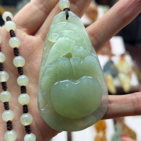 岫玉挂件未镶嵌挂件