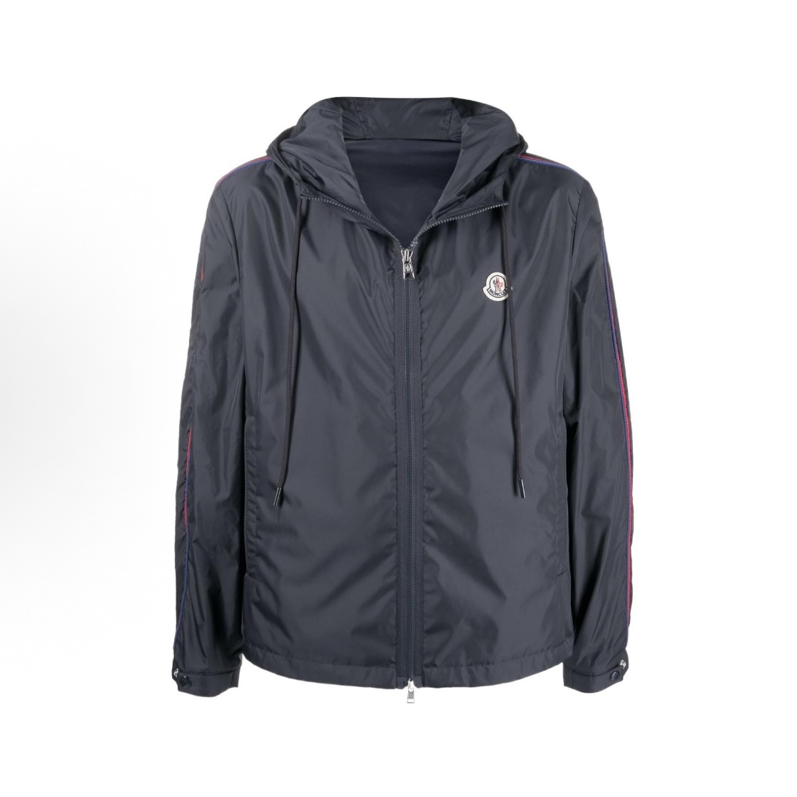未使用 MONCLER 藏青色胸前刺绣logo拉链外套4码