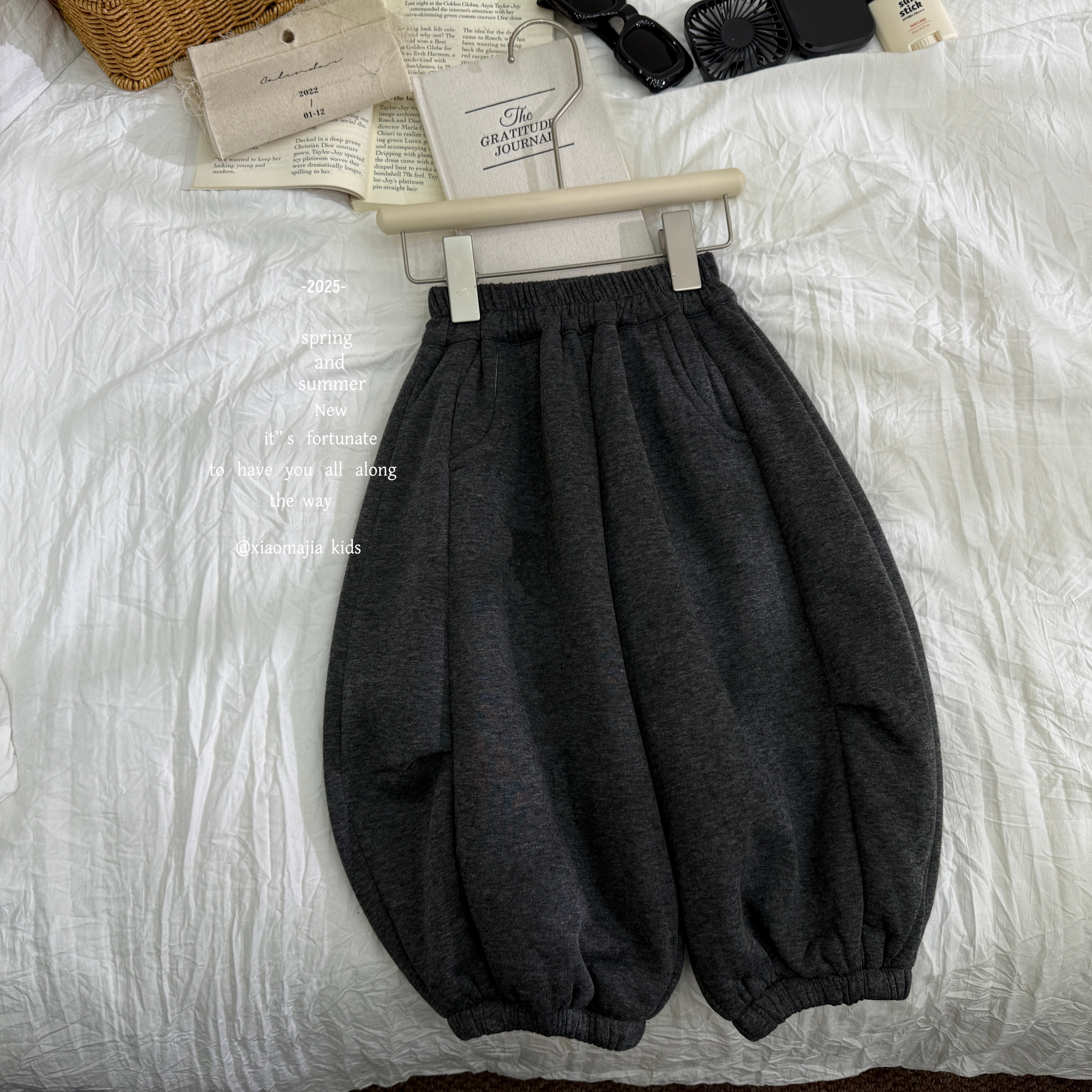 00现货-小马家冬款内里仿兔毛卫裤7115一条过冬加厚款男女童裤子