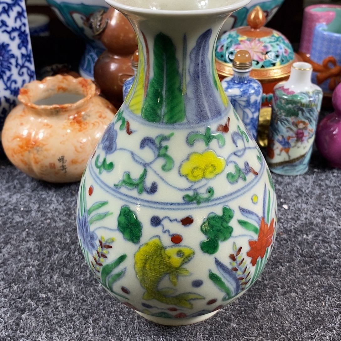 手工手绘陶瓷摆件工艺品