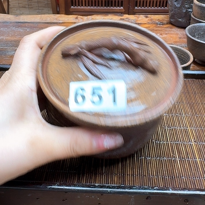 纯手工制作粗陶茶具