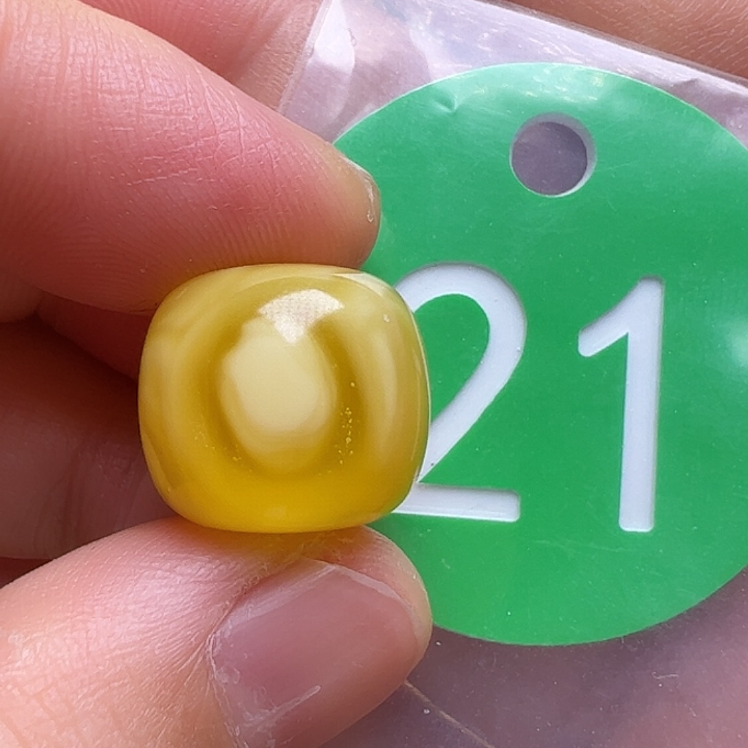 蜜蜡未镶嵌珠宝奇石14.8m m