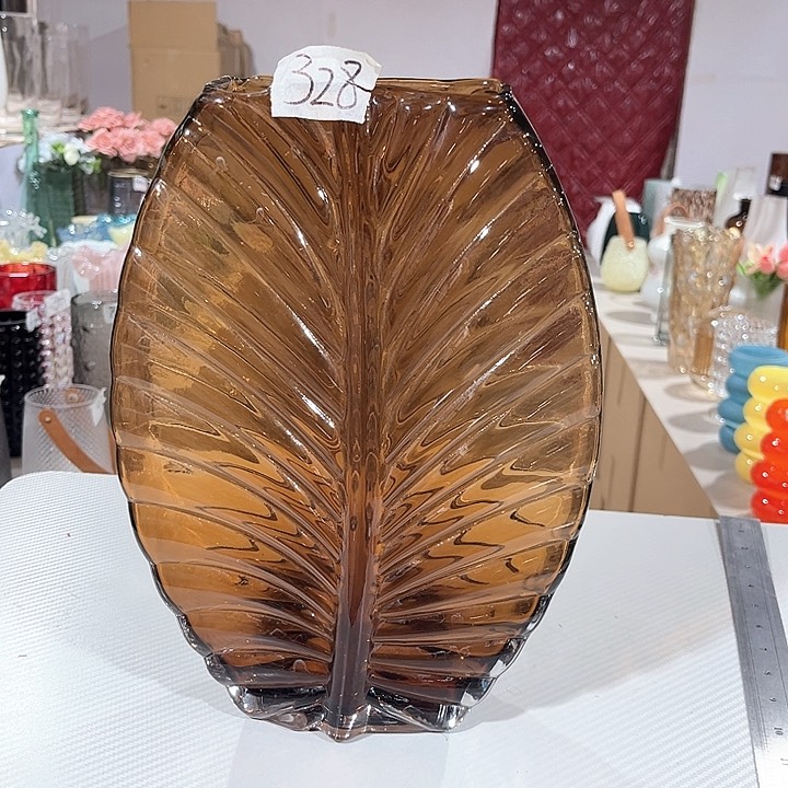 玻璃328高30口12家大业大玻璃花瓶嘎嘎好看
