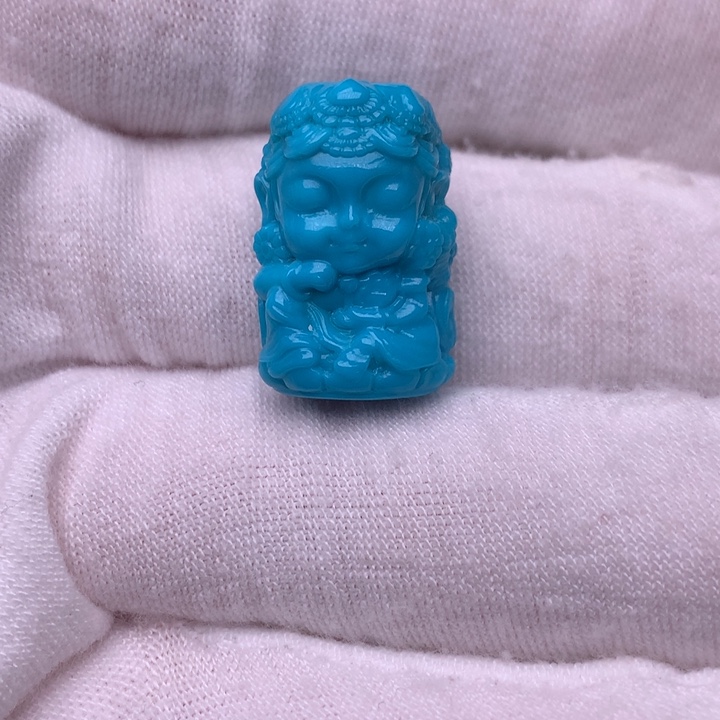 绿松石度母13未镶嵌