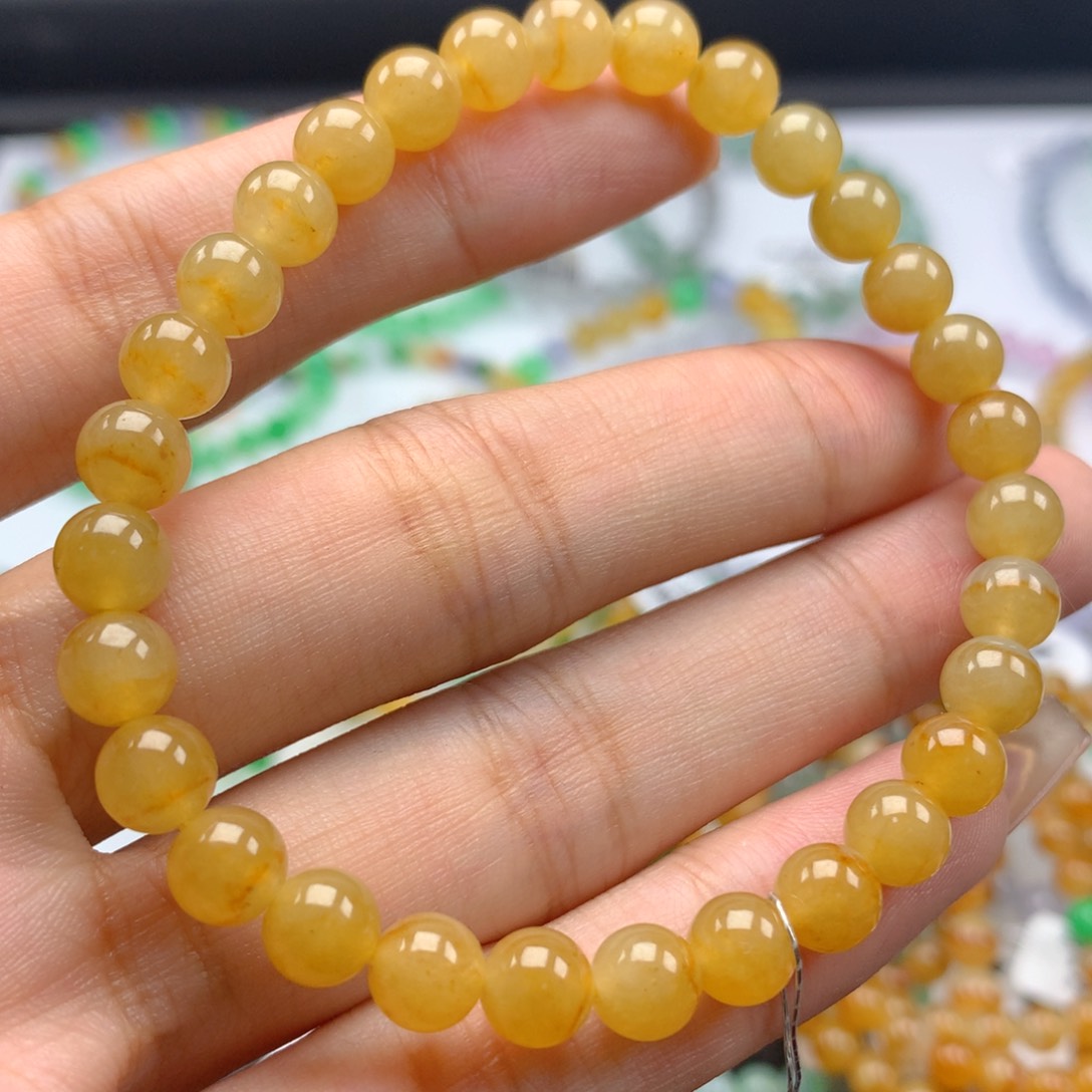 未镶嵌翡翠手链卡