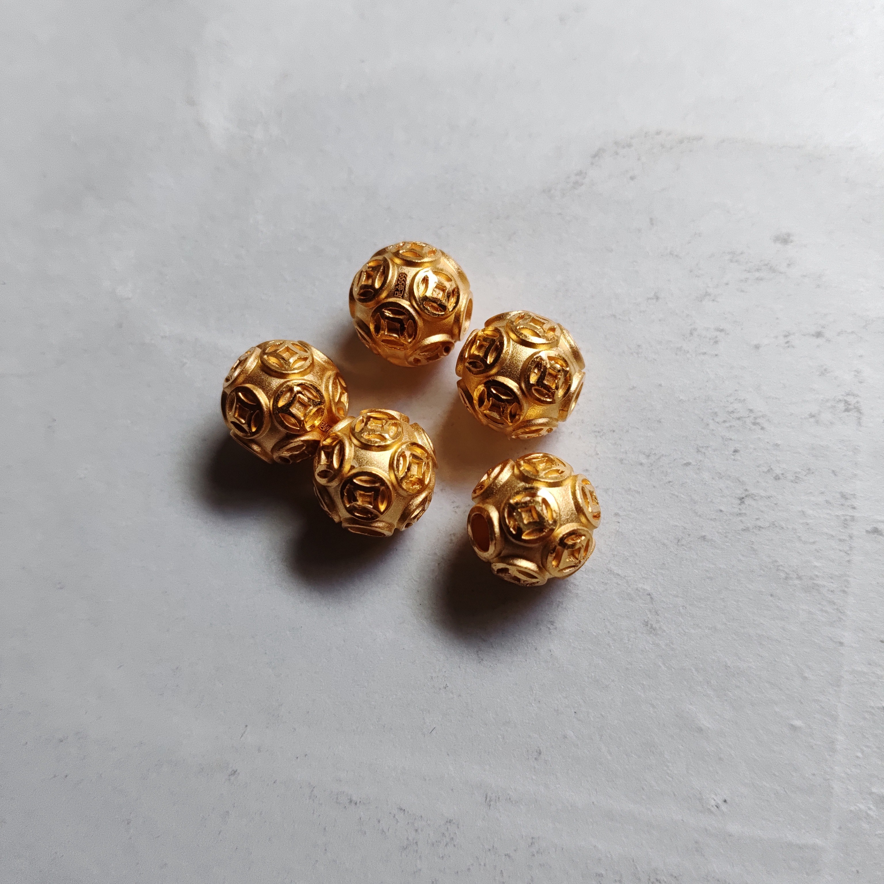 金元宝足金999貔貅珠子首饰