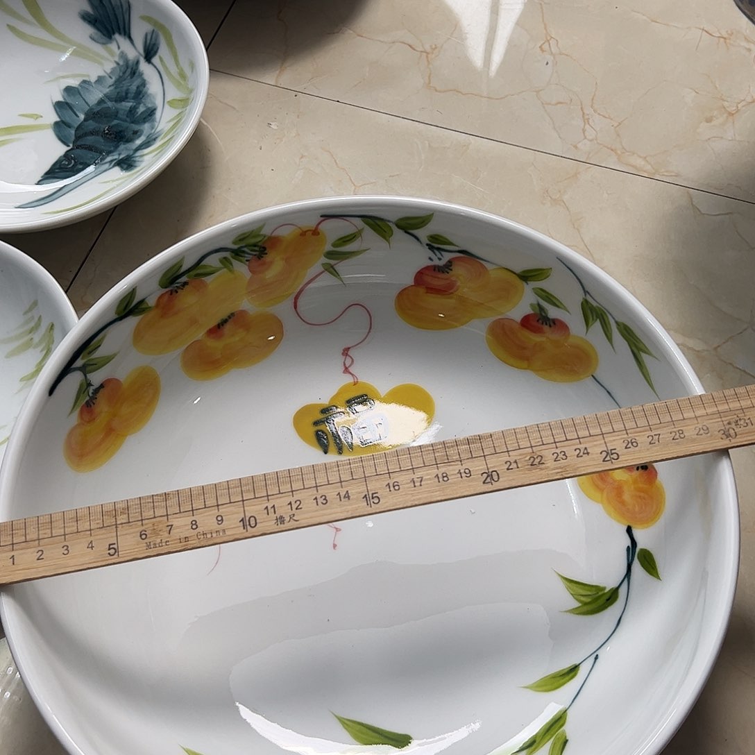 瓷片景德镇陶瓷手工手绘制作