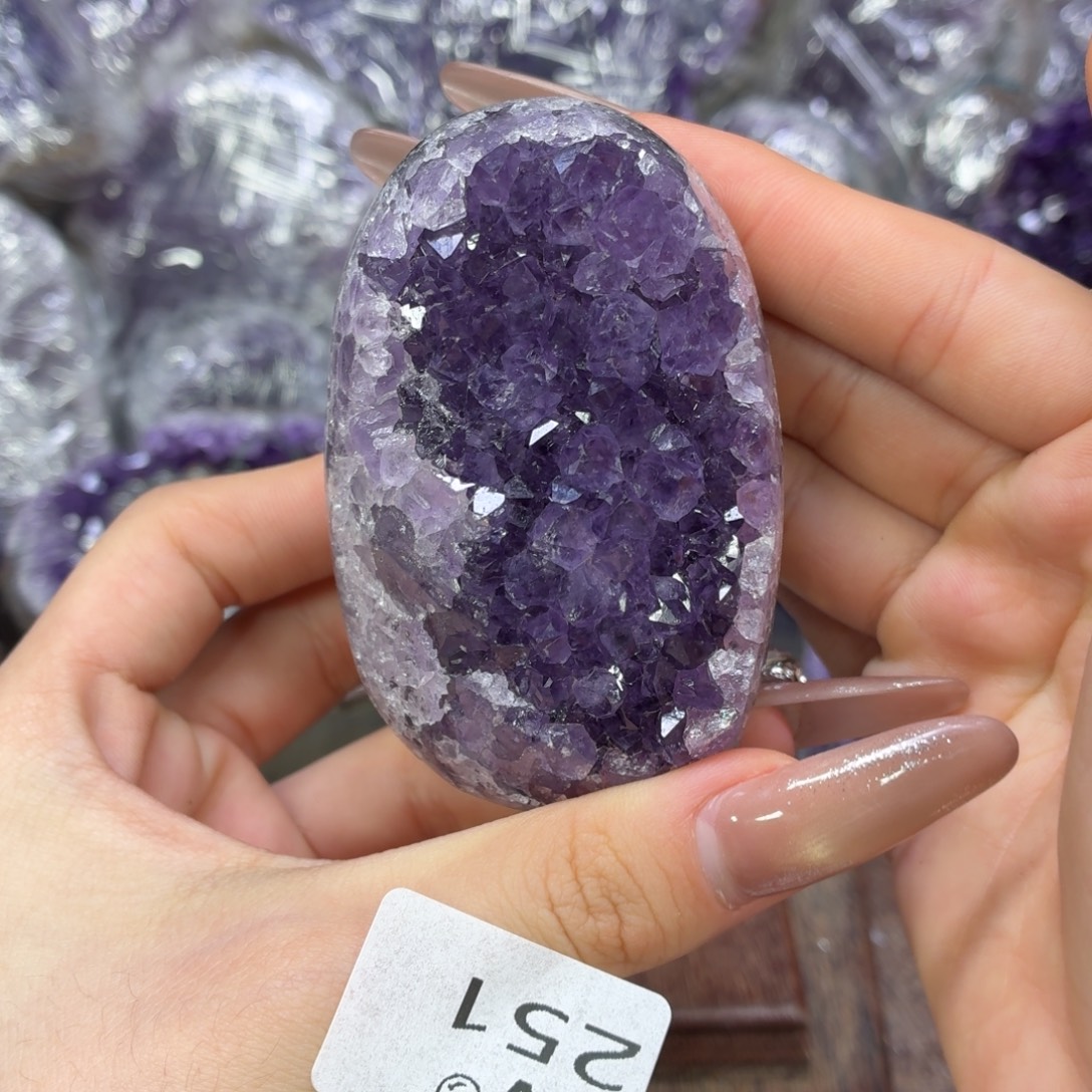 紫晶摆件未镶嵌紫水晶