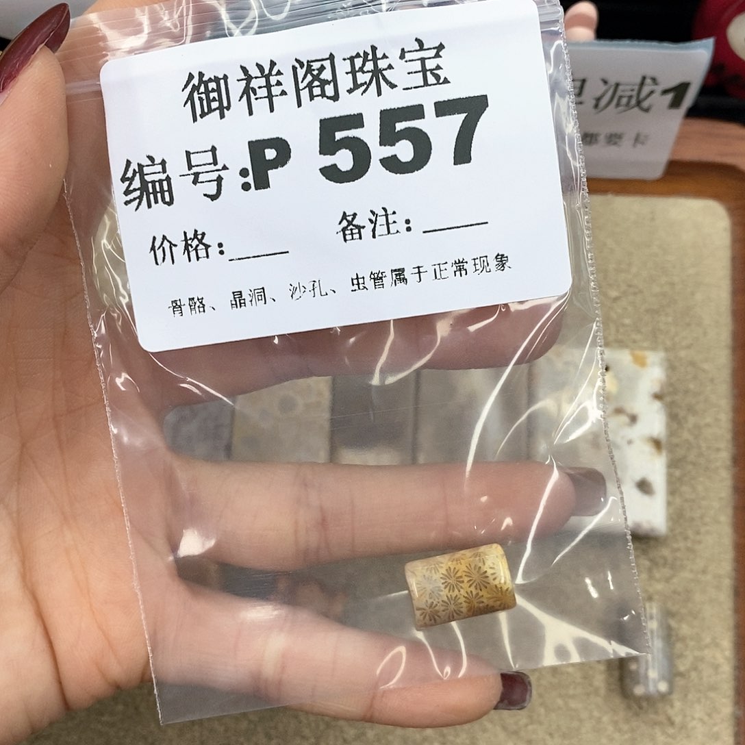 硅化珊瑚（珊瑚玉）P未镶嵌你****有