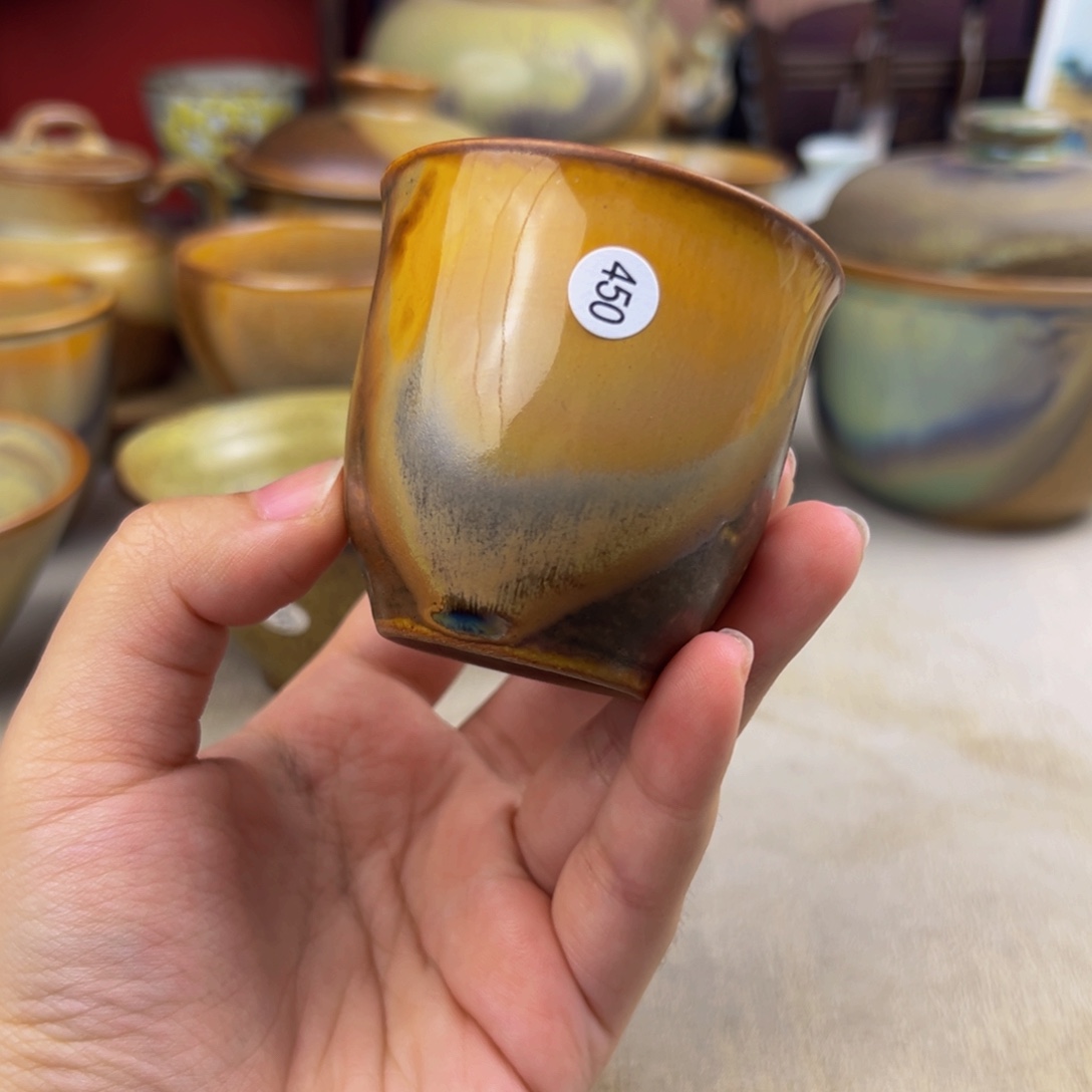 杯纯手工柴烧主人杯