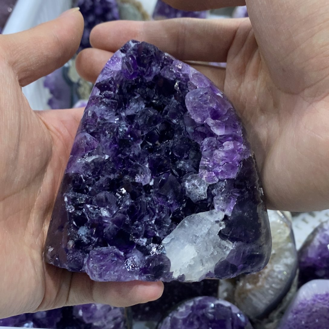 紫晶摆件摆件未镶嵌