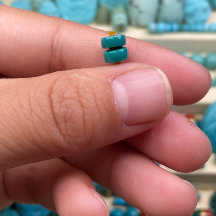 绿松石隔片未镶嵌