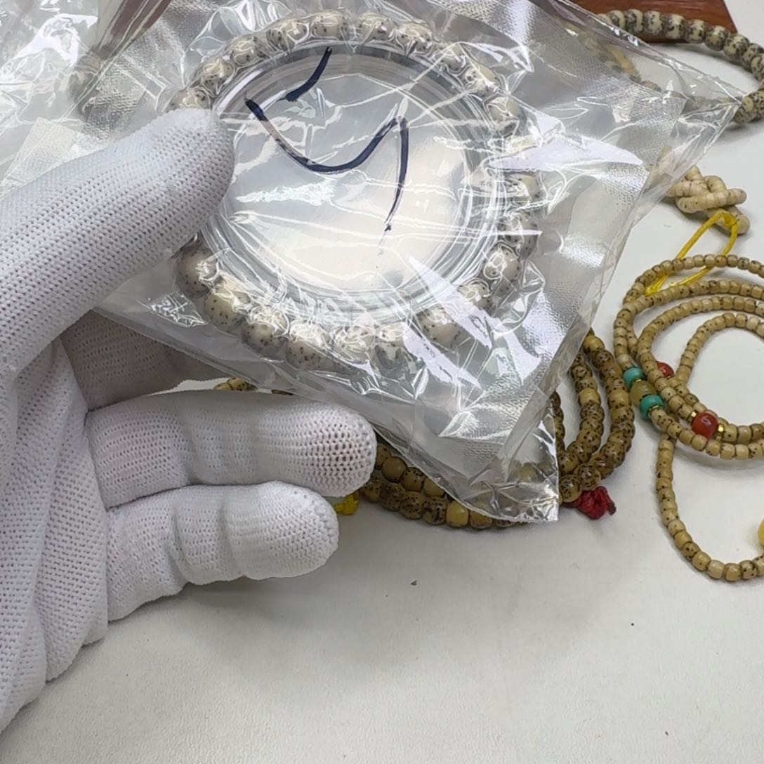 星月菩提手串5尊宠糯冰石玉河豚9左右桶单圈