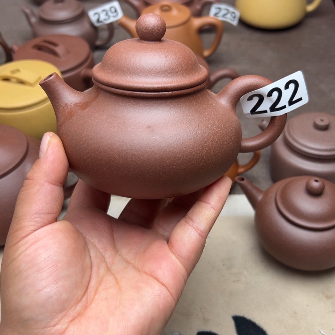 紫砂茶壶紫泥半手工300cc左右