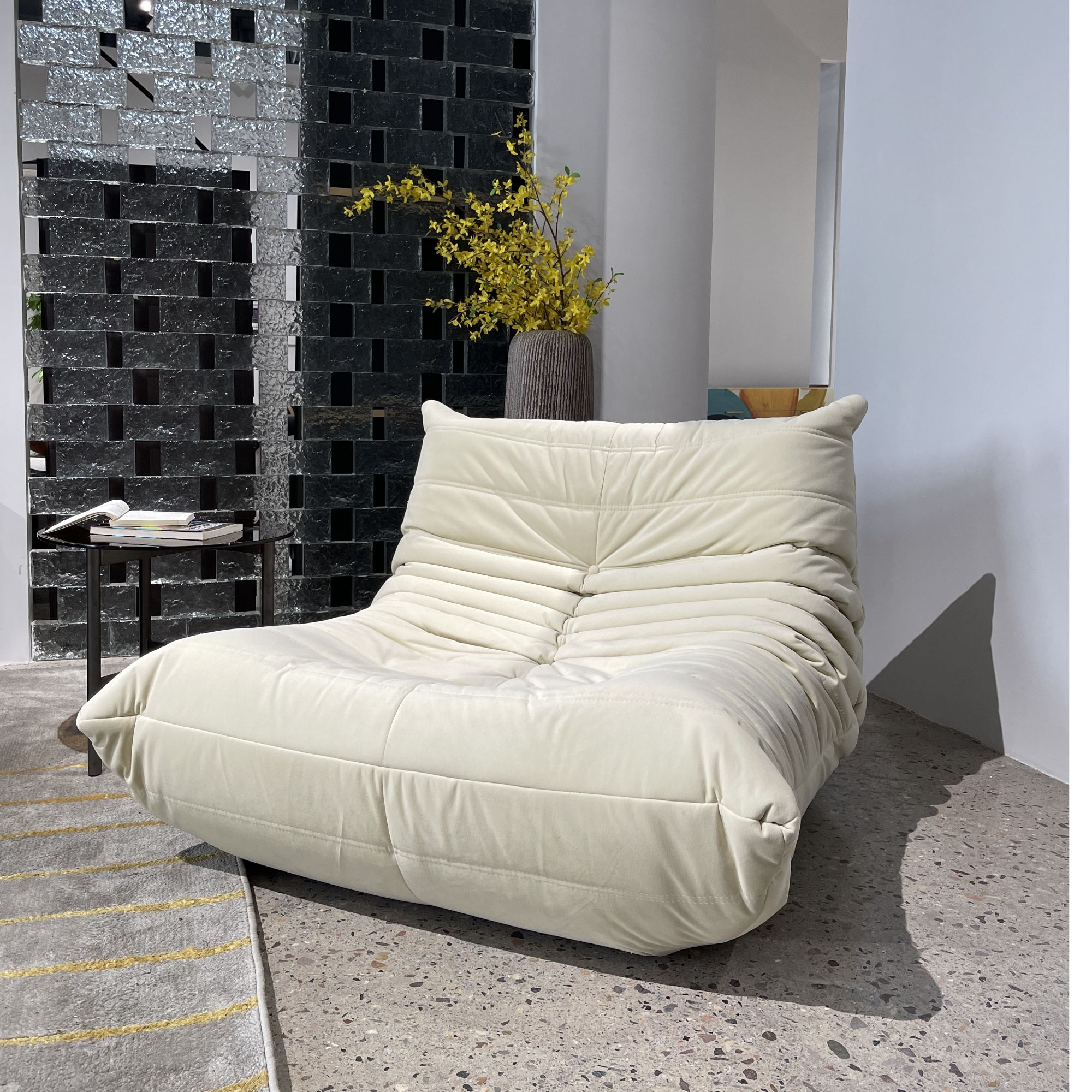 法斯登堡毛毛虫懒人沙发轻奢简约现代意式网红客厅家用单人沙发