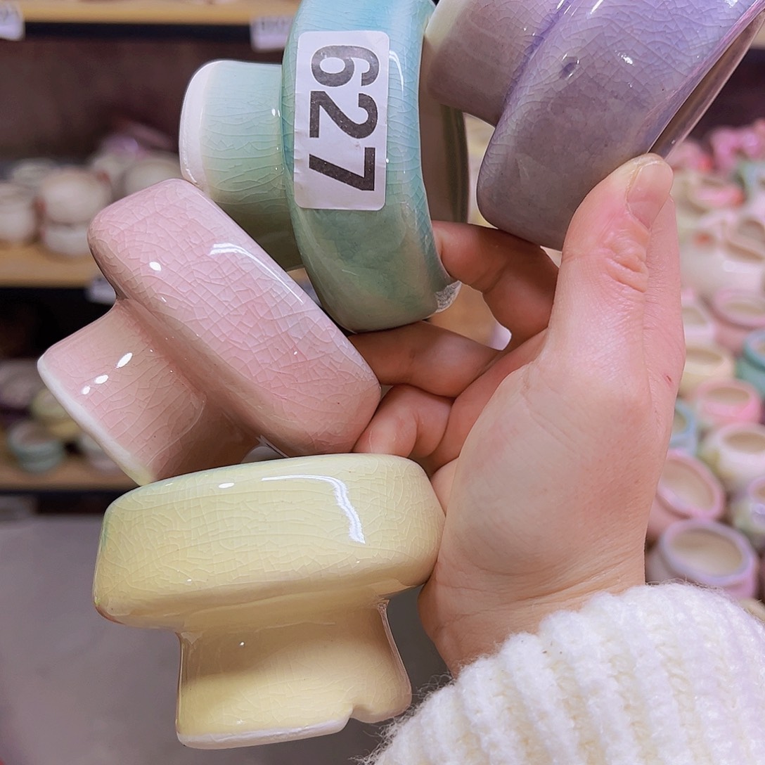 陶瓷花盆当场凑满12包邮