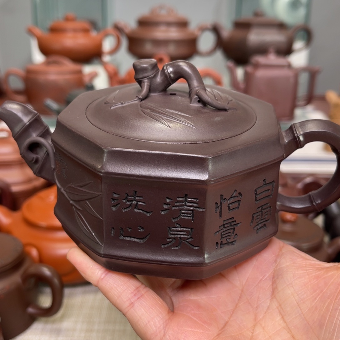 （***爱紫砂茶壶高货放漏