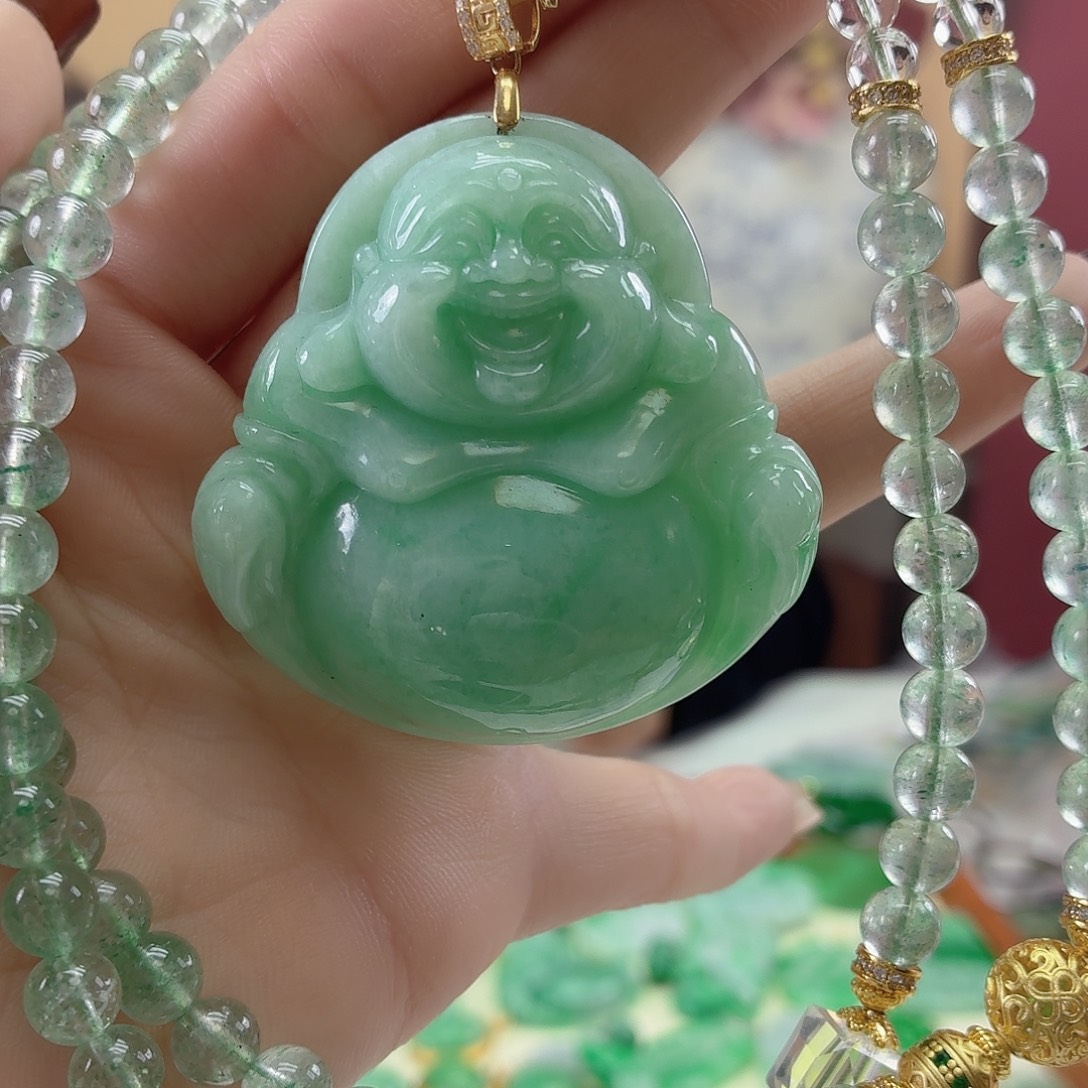 翡翠未镶嵌颈饰翡翠