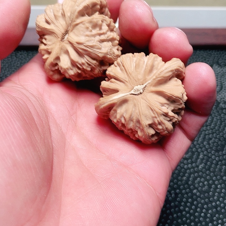 文玩核桃吊坠L三角白