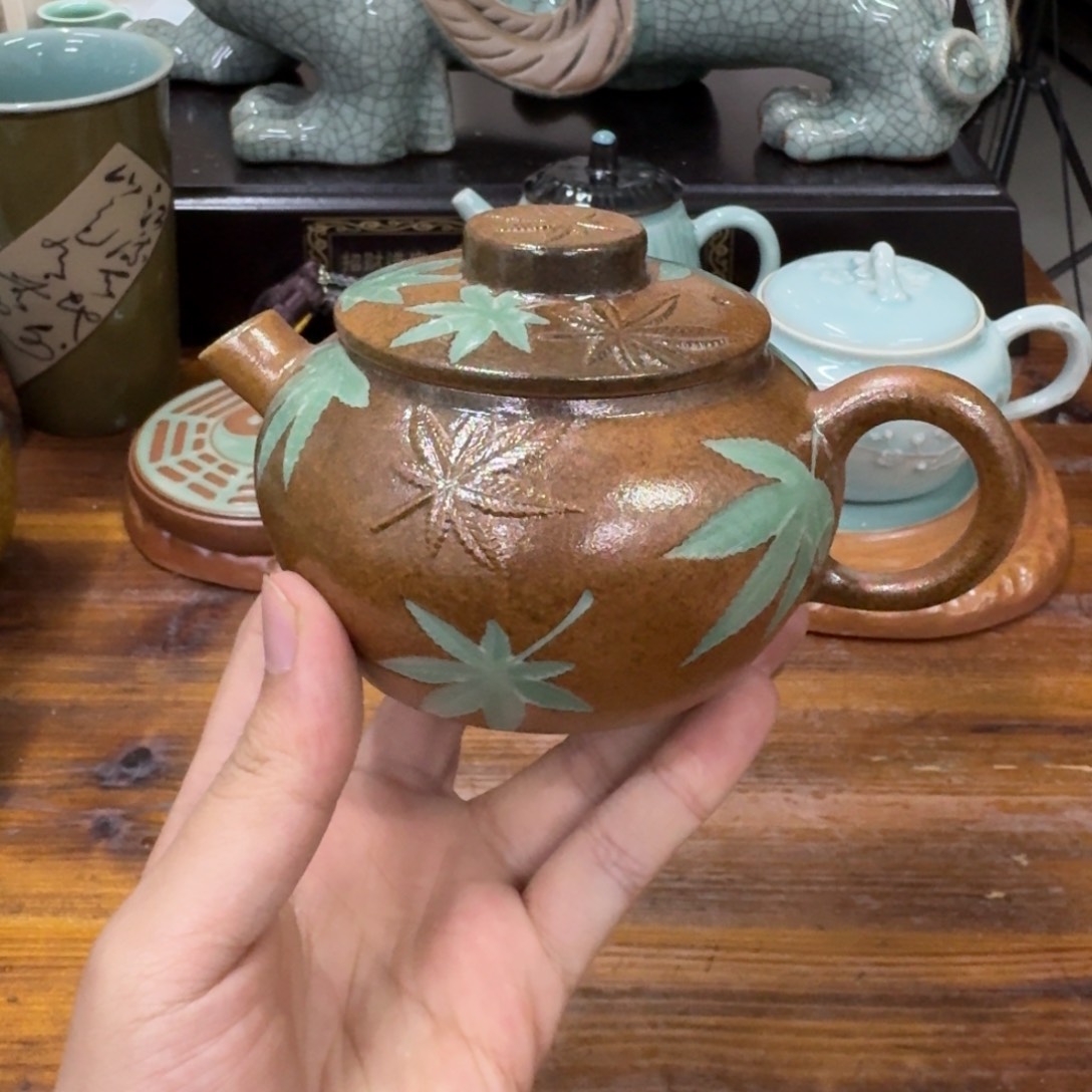 龙泉青瓷茶具微瑕2142