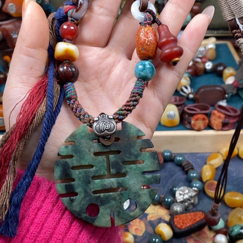 【闪购商品】翡翠颈饰未镶嵌项链