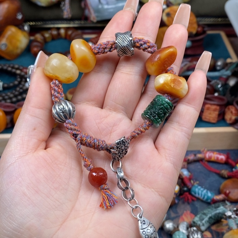 【闪购商品】蜜蜡手链未镶嵌手链