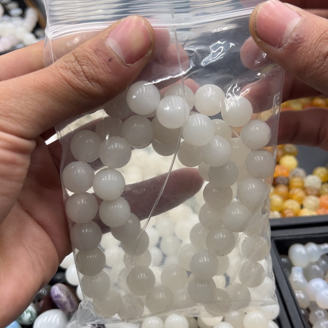 瀚***）玛瑙/玉髓合金颈饰