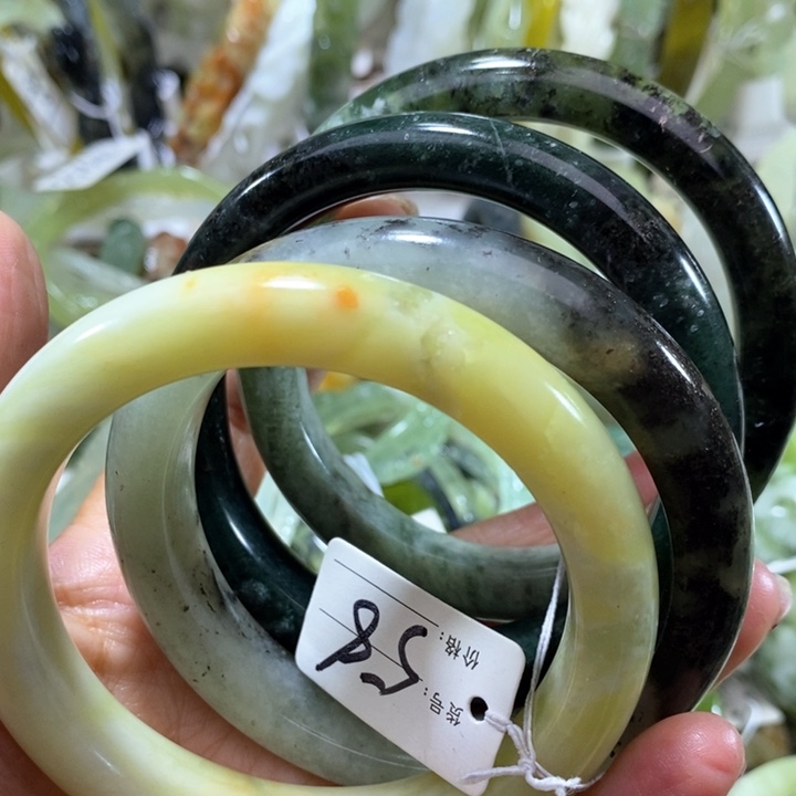 未镶嵌岫玉岫玉手镯58